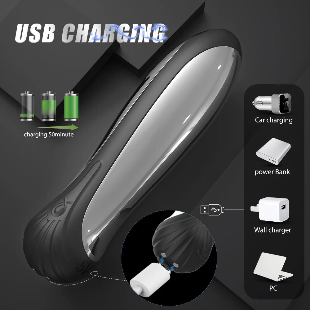 Trứng rung S-Hande Poison Dart mini sạc USB kích thích mạnh mẽ
