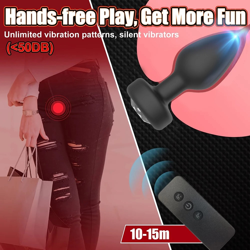 Phích cắm hậu môn Love Spouse Bluetooth điều khiển từ xa