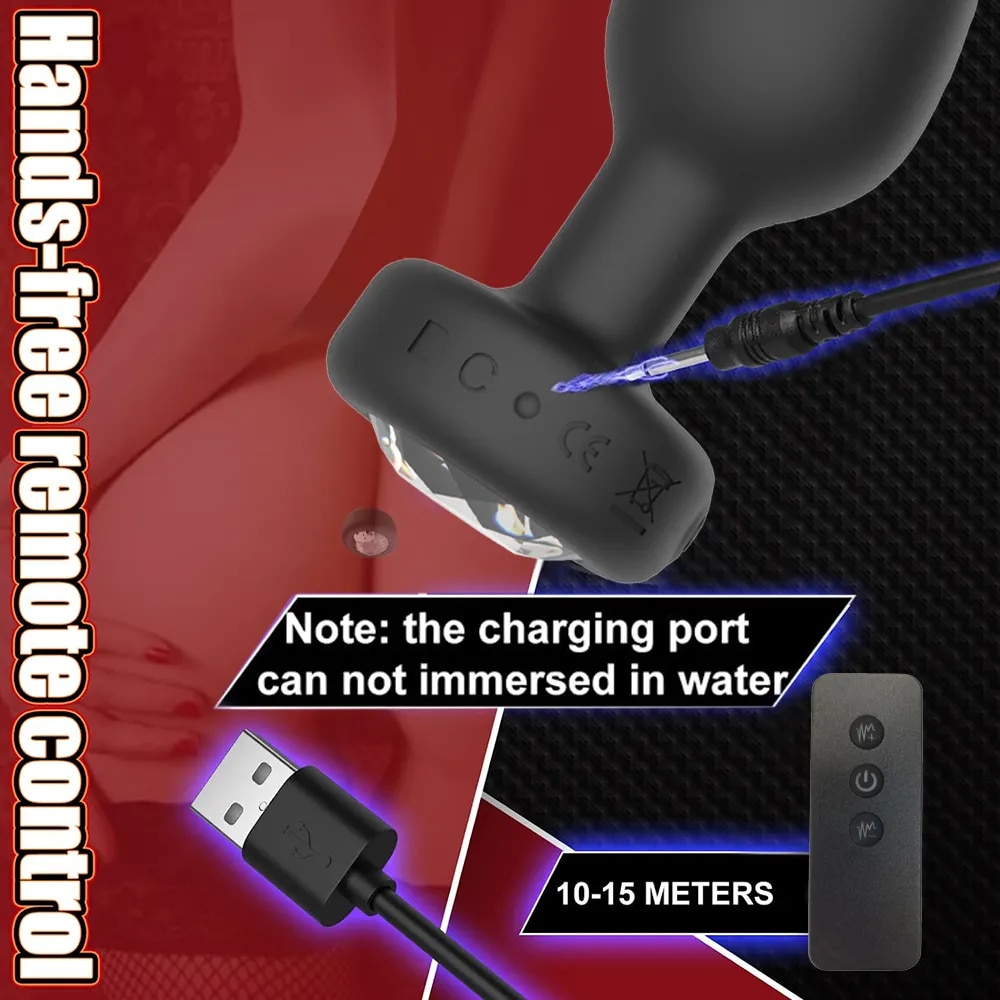 Phích cắm hậu môn Love Spouse Bluetooth điều khiển từ xa