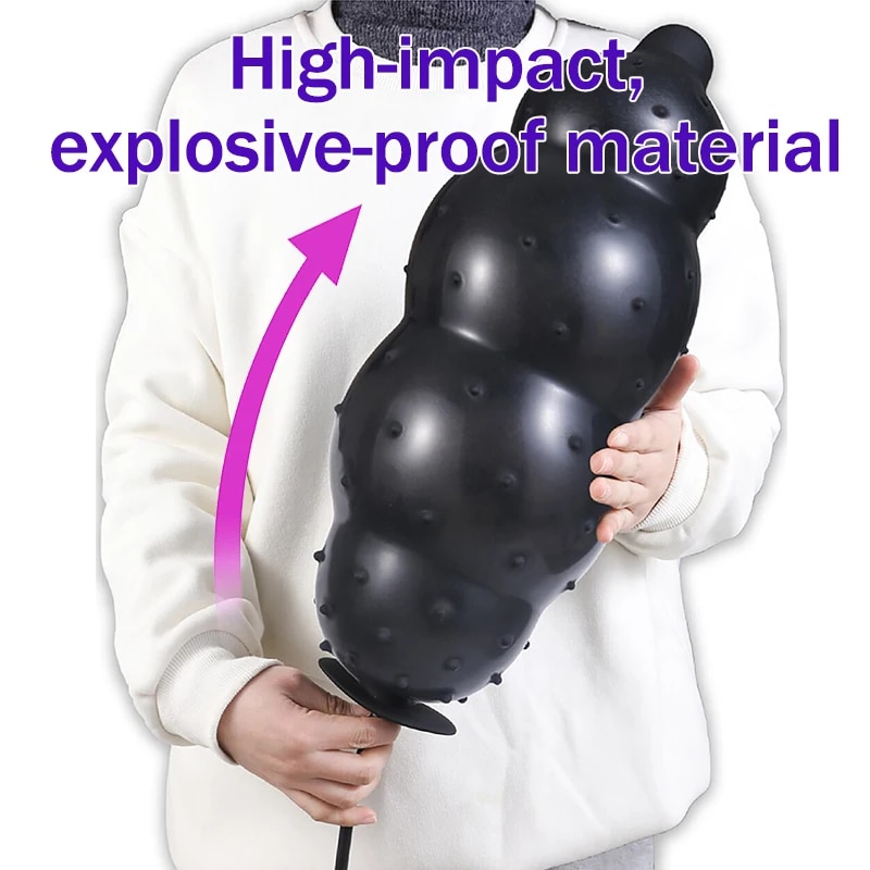 Phích cắm hậu môn bơm hơi Hannibal khổng lồ tăng kích thích