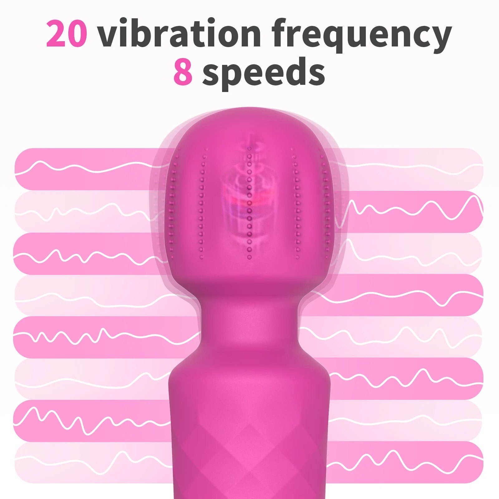 Review Chày rung tình yêu Safiman Vibrator Magic Wand gai nổi kích thích điểm G giá tốt