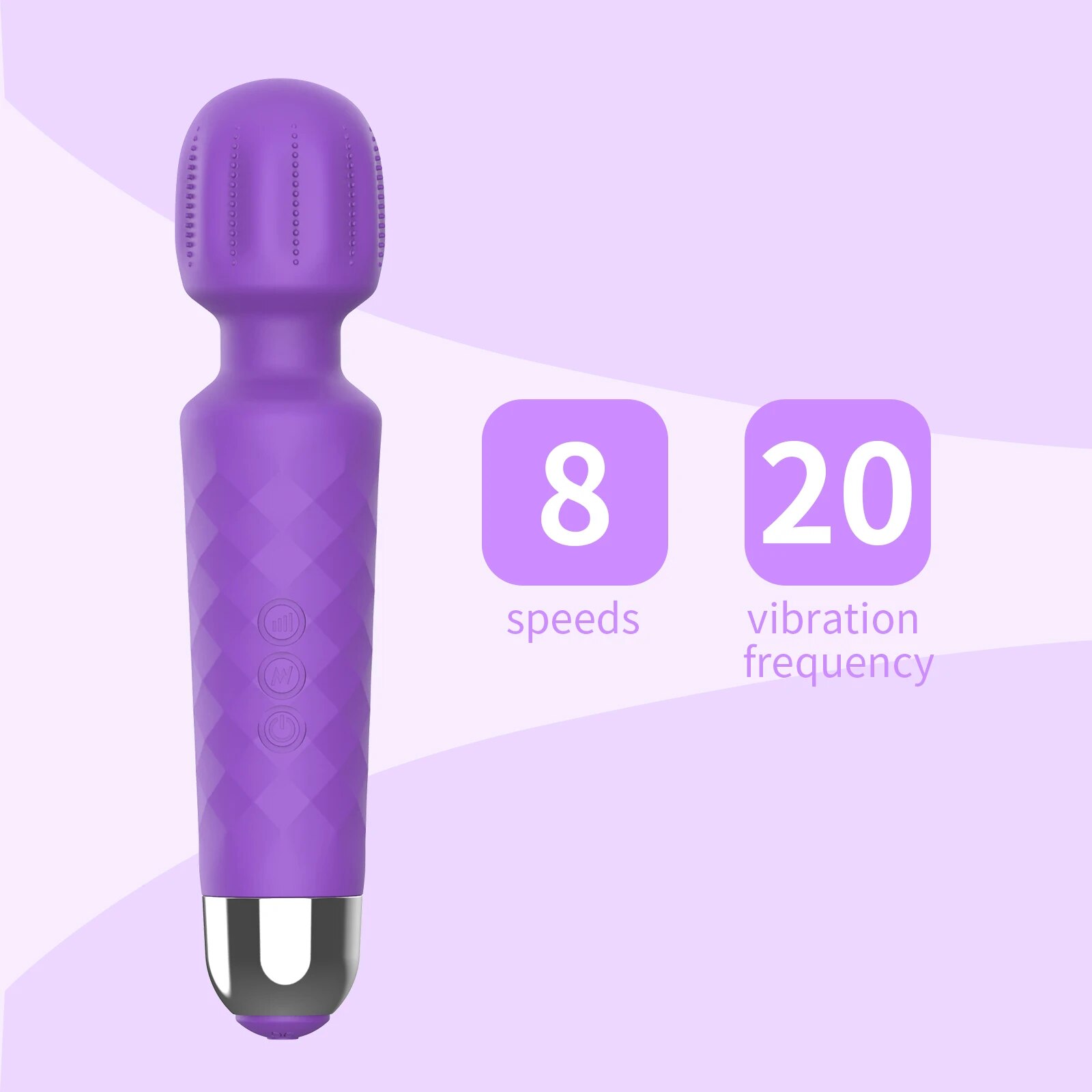 Review Chày rung tình yêu Safiman Vibrator Magic Wand gai nổi kích thích điểm G giá tốt