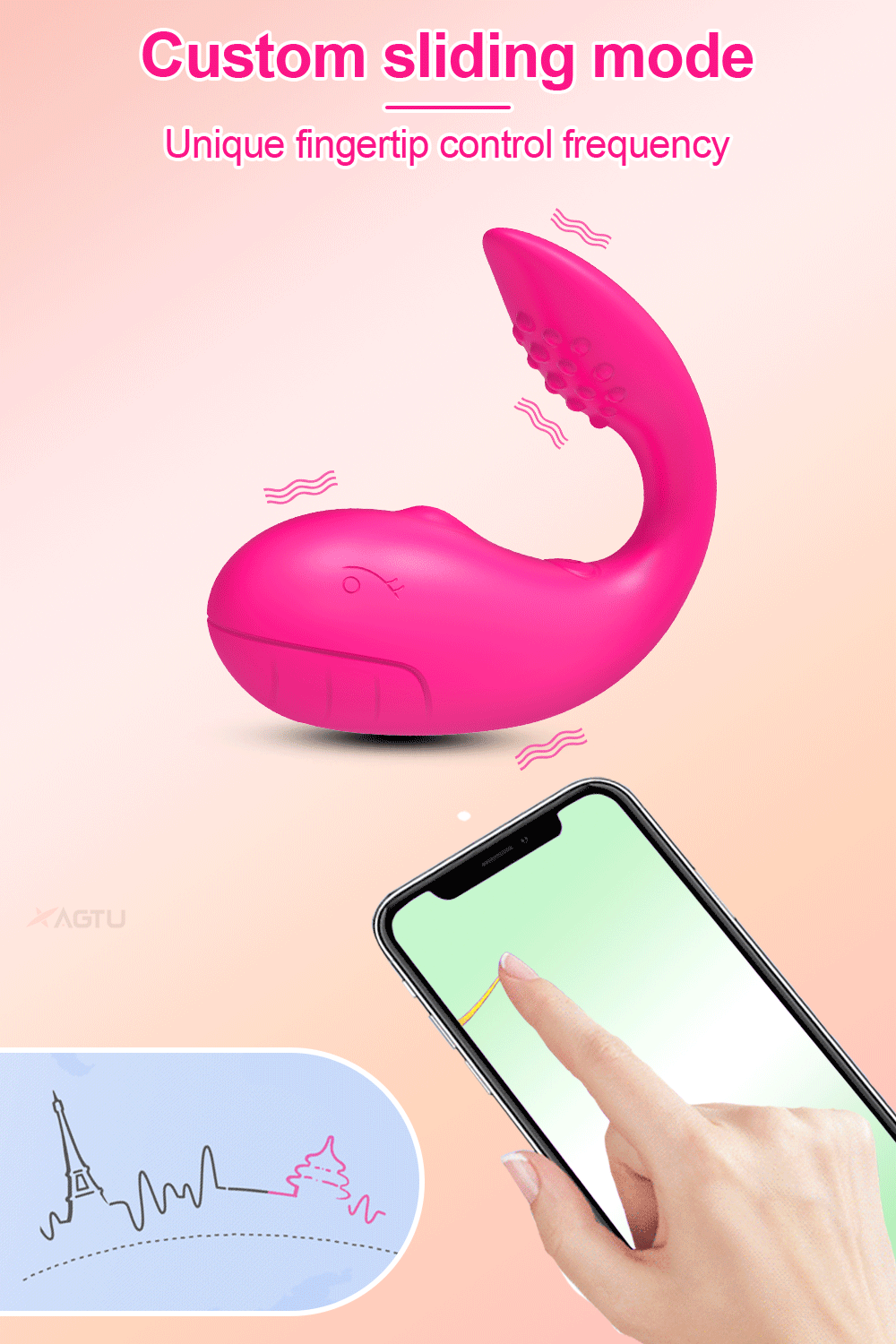 Trứng rung cá heo Love Spouse Bluetooth, điều khiển app siêu thú vị