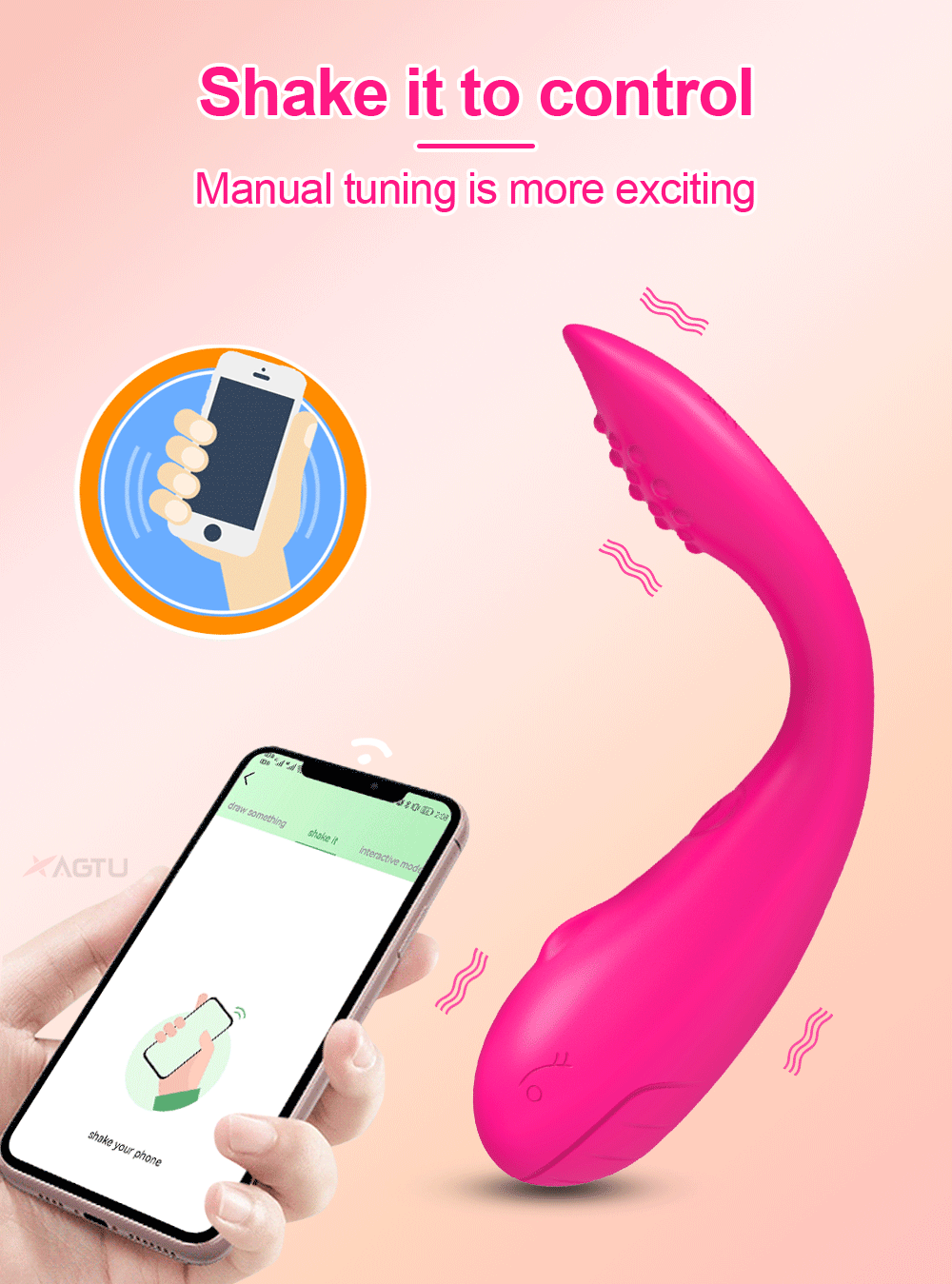 Trứng rung cá heo Love Spouse Bluetooth, điều khiển app siêu thú vị