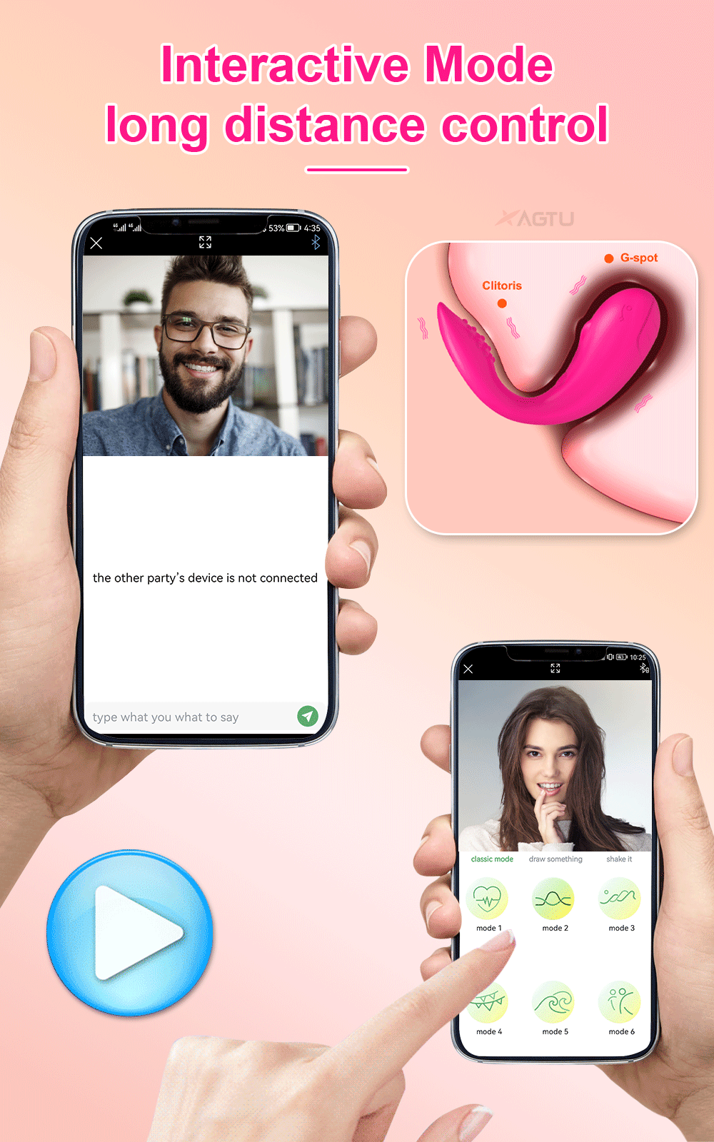 Trứng rung cá heo Love Spouse Bluetooth, điều khiển app siêu thú vị