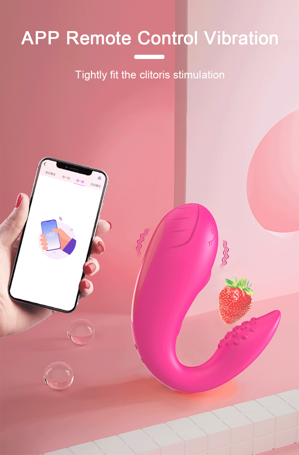 Trứng rung cá heo Love Spouse Bluetooth, điều khiển app siêu thú vị