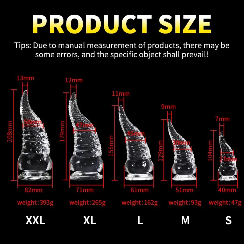 Dương vật giả cá sấu trong suốt siêu mềm xoáy nổi kích thích