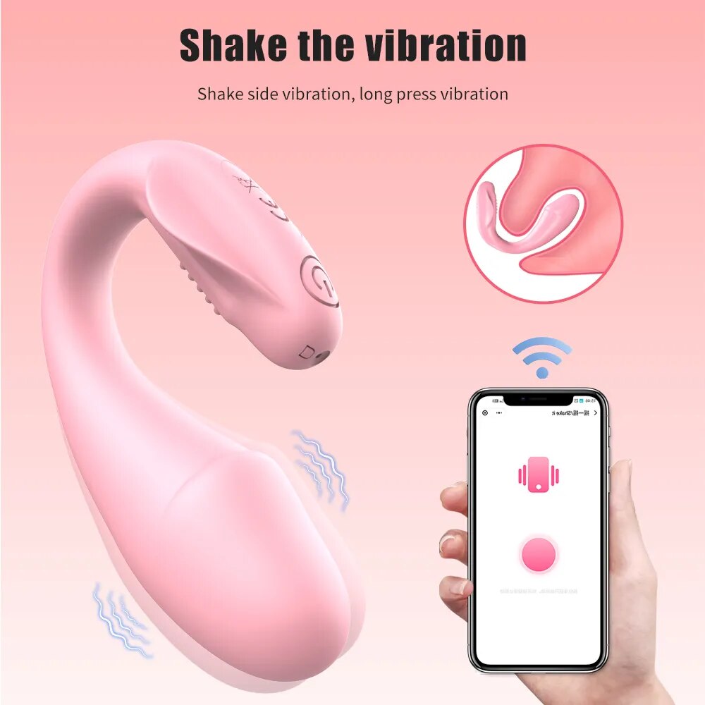 Trứng rung 2 đầu FreshFun CiCi không dây Bluetooth điều khiển app tiện lợi kích thích mạnh mẽ