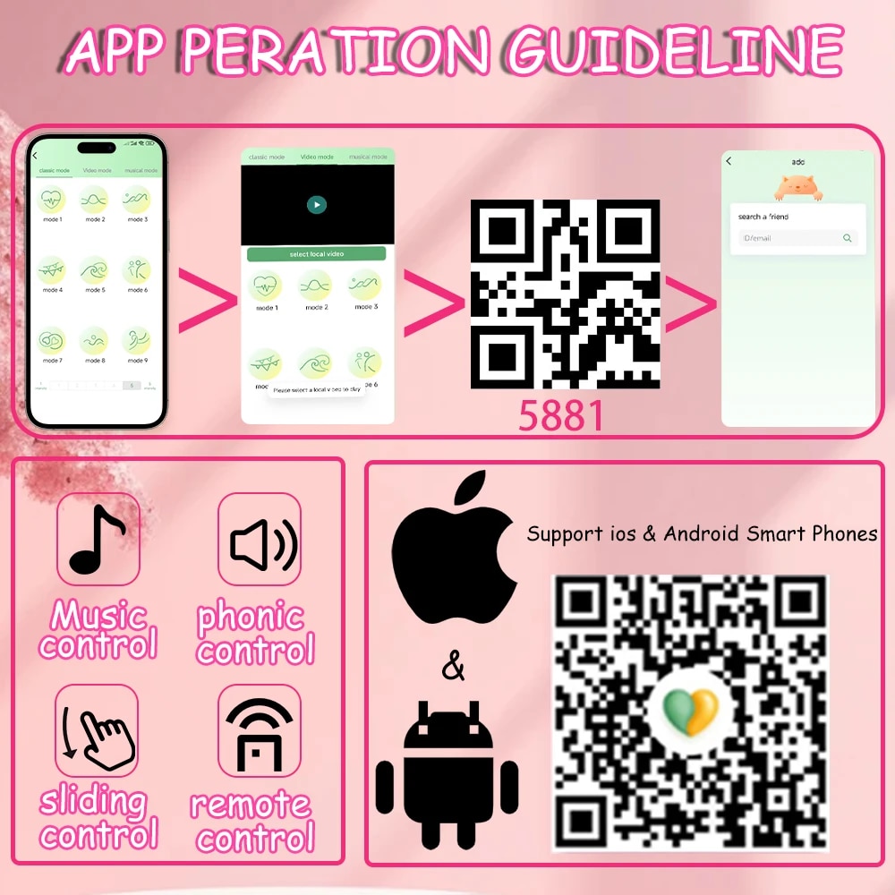 Trứng rung tình yêu 2 đầu rung thụt điều khiển từ xa app điện thoại