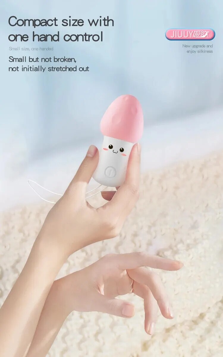 Chày rung mini không dây hình cây nấm điều khiển từ xa giá tốt