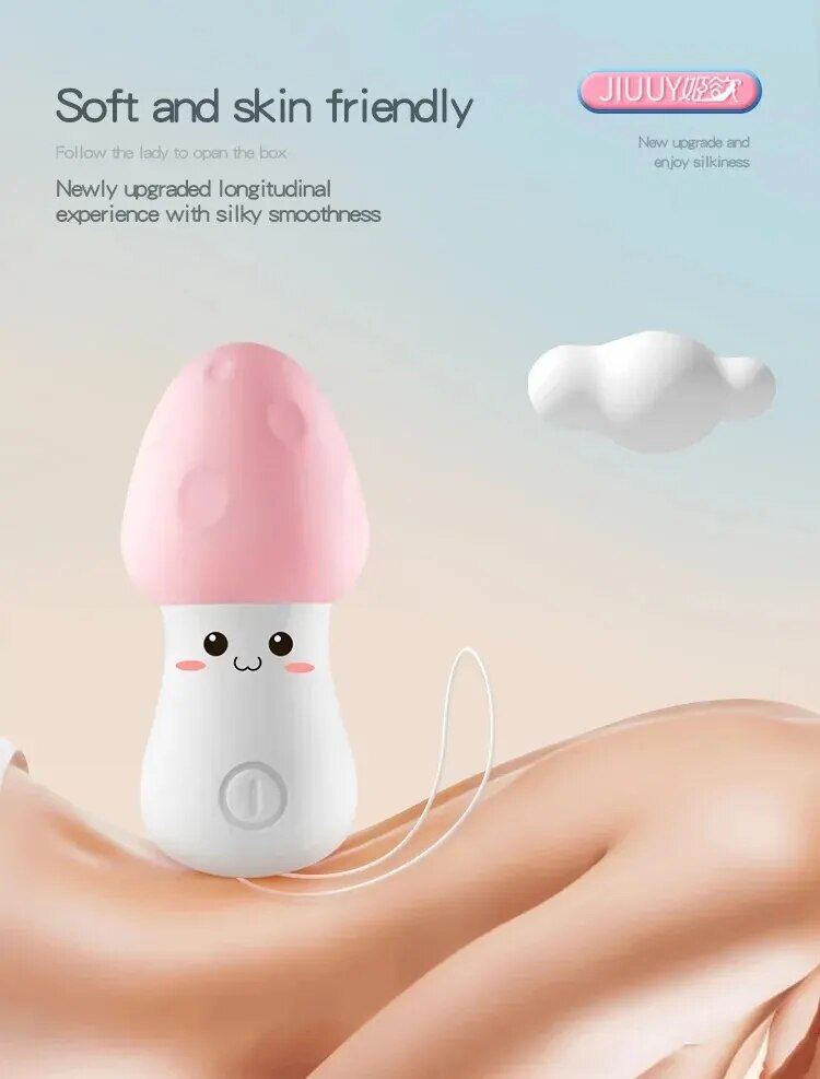 Chày rung mini không dây hình cây nấm điều khiển từ xa giá tốt