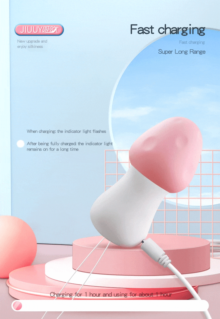 Chày rung mini không dây hình cây nấm điều khiển từ xa giá tốt