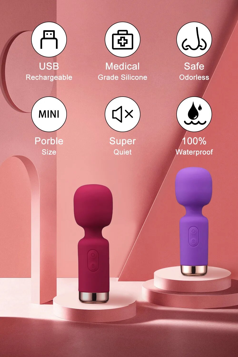 Chày rung mini siêu nhỏ gọn pin trâu giá tốt siêu hấp dẫn