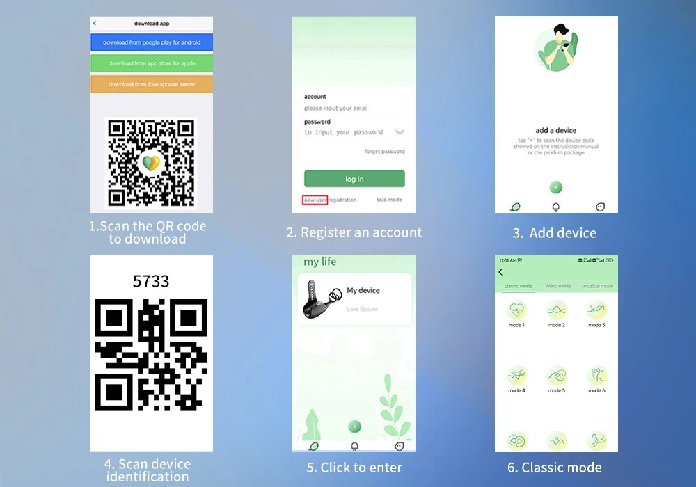 Máy tập dương vật Love Spouse đa năng điều khiển app, tăng kích thước, vòng đeo tiện lợi