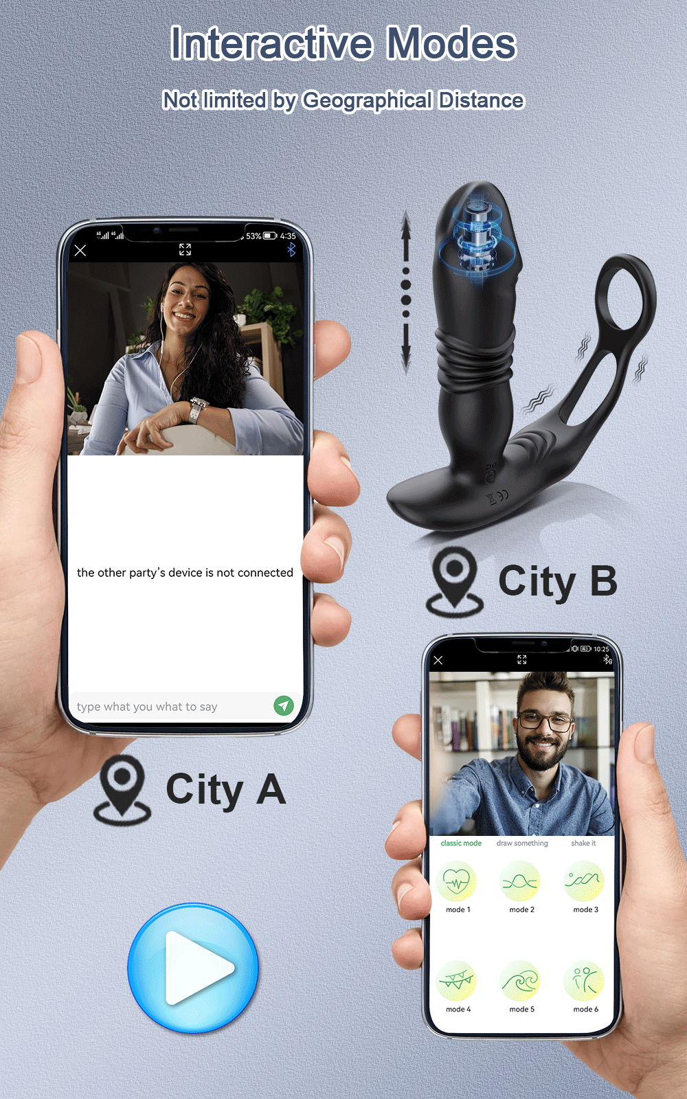 Que rung hậu môn Love Spouse điều khiển app siêu phê hot