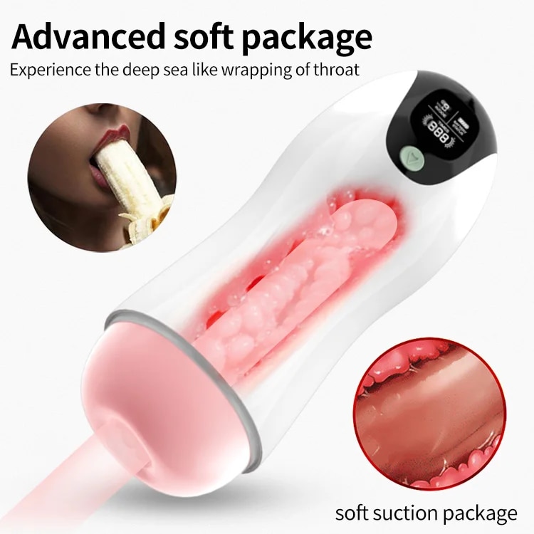 Âm đạo giả tự động rung bú hút co bóp đỉnh cao, siêu sướng