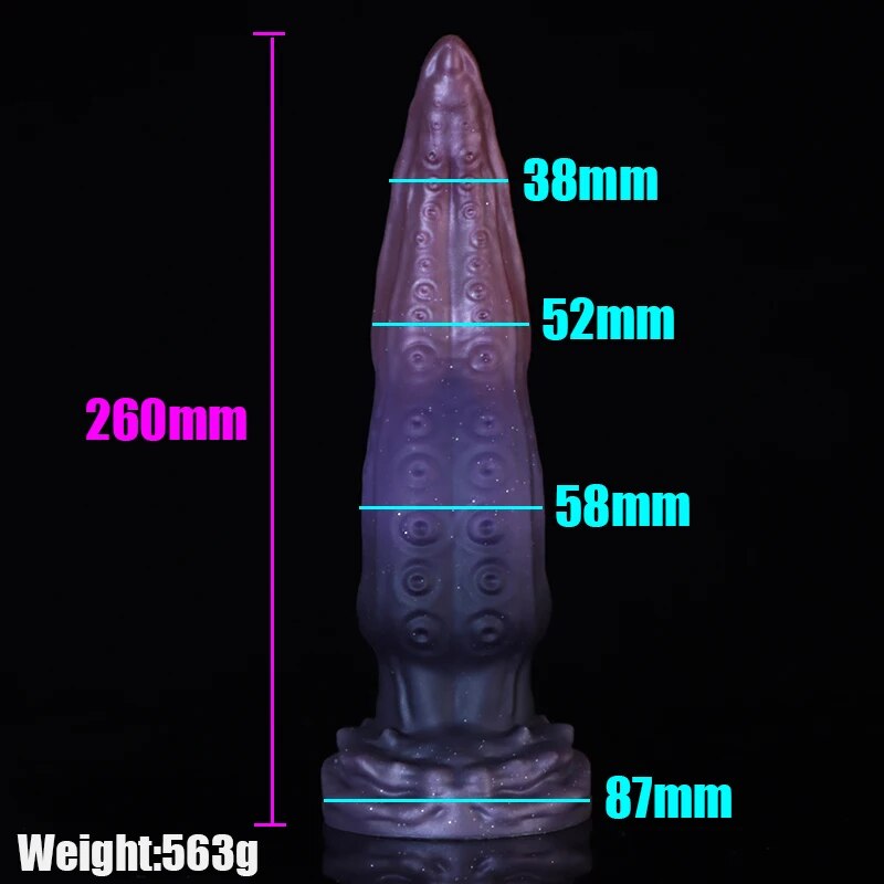 Dương vật giả dính tường siêu mềm hình bạch tuộc kích thước lớn