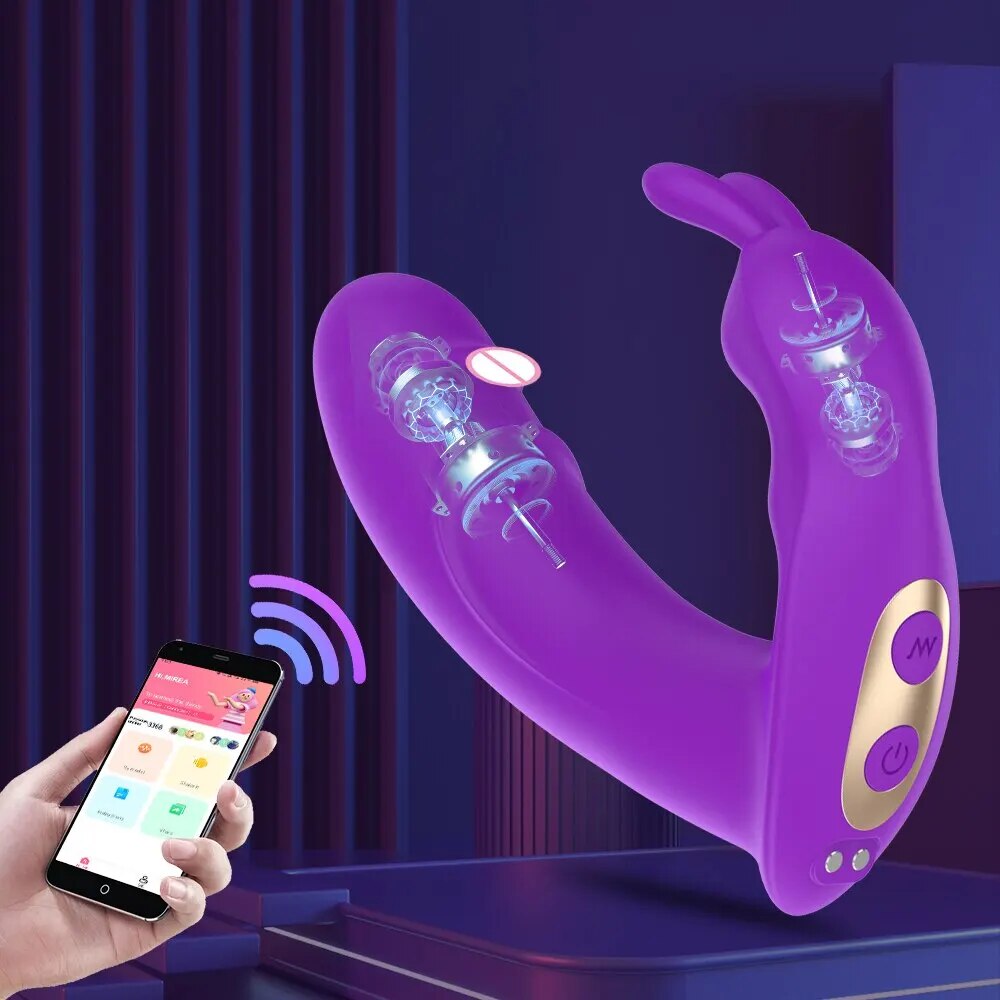 Đồ chơi tình dục Bluetooth Mirea tai thỏ điều khiển app sướng