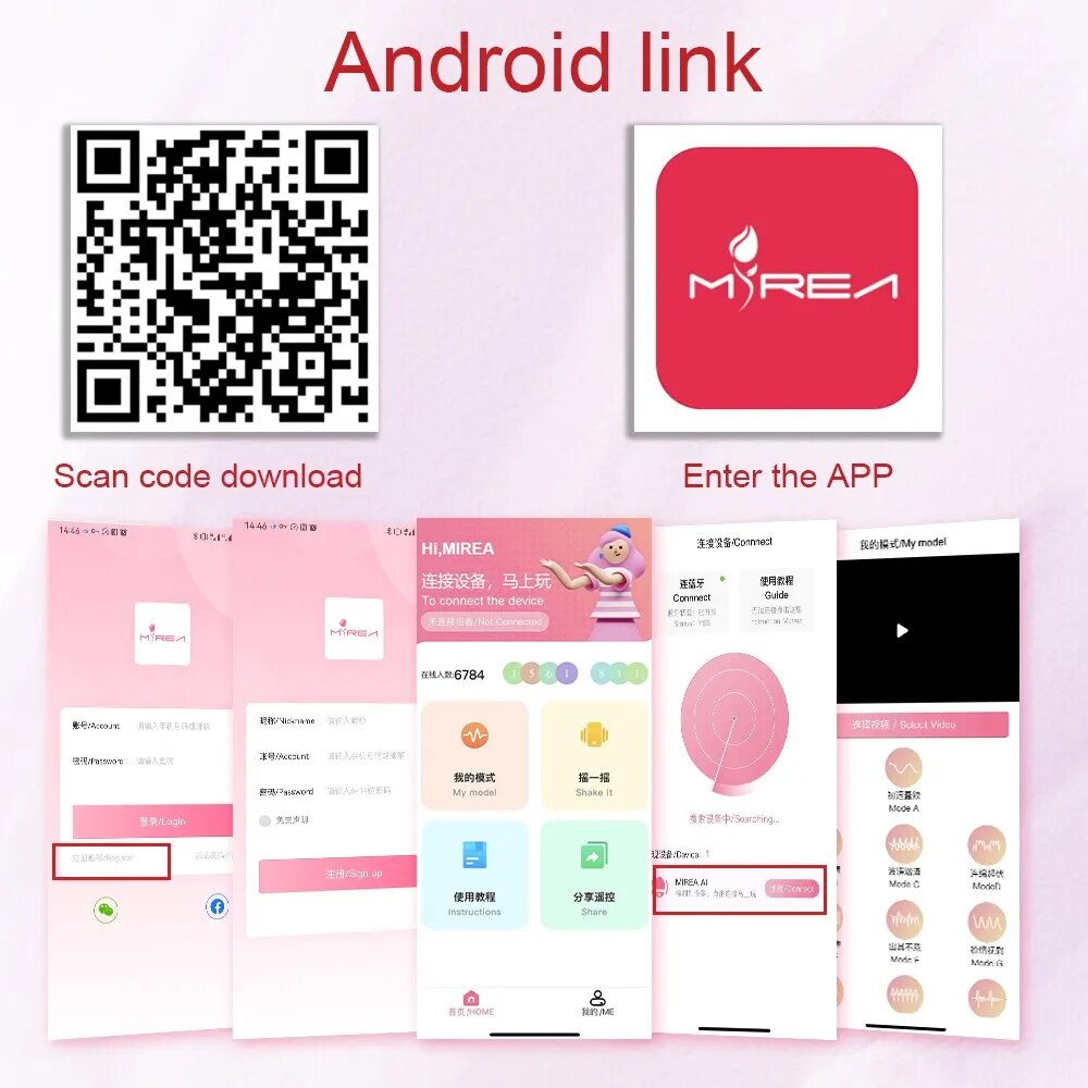 Đồ chơi tình dục Bluetooth Mirea tai thỏ điều khiển app sướng