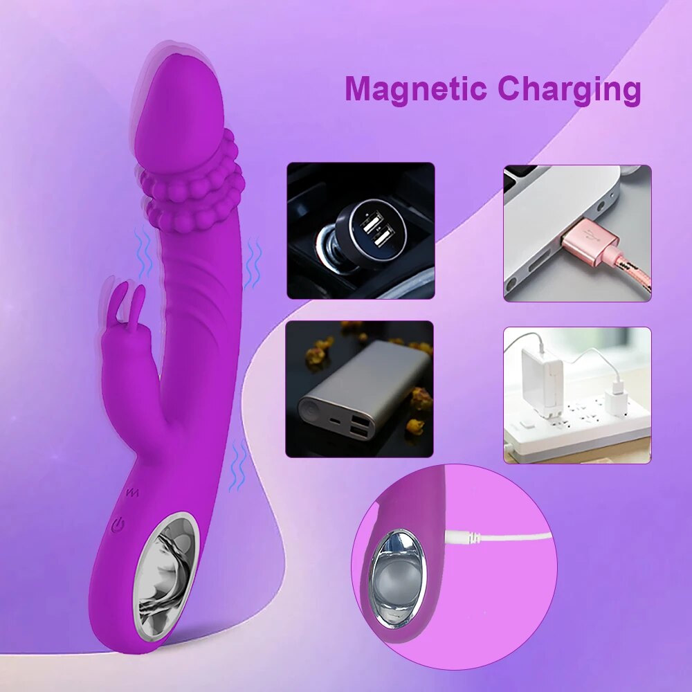 Mua dương vật giả bi tròn rung thỏ kích thích cực mạnh
