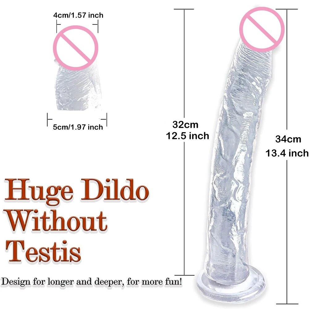Nhập sỉ Dương vật giả dính tường giống thật kích cỡ lớn size 13 inch silicon siêu mềm mới nhất