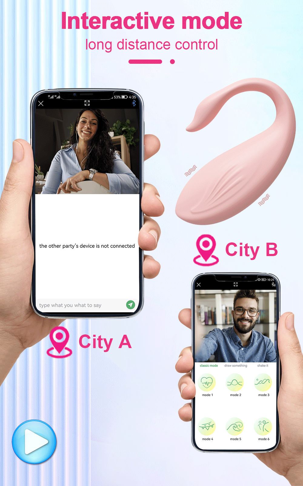Trứng Rung Bluetooth Love Spouse Hình Thiên Nga Điều Khiển App