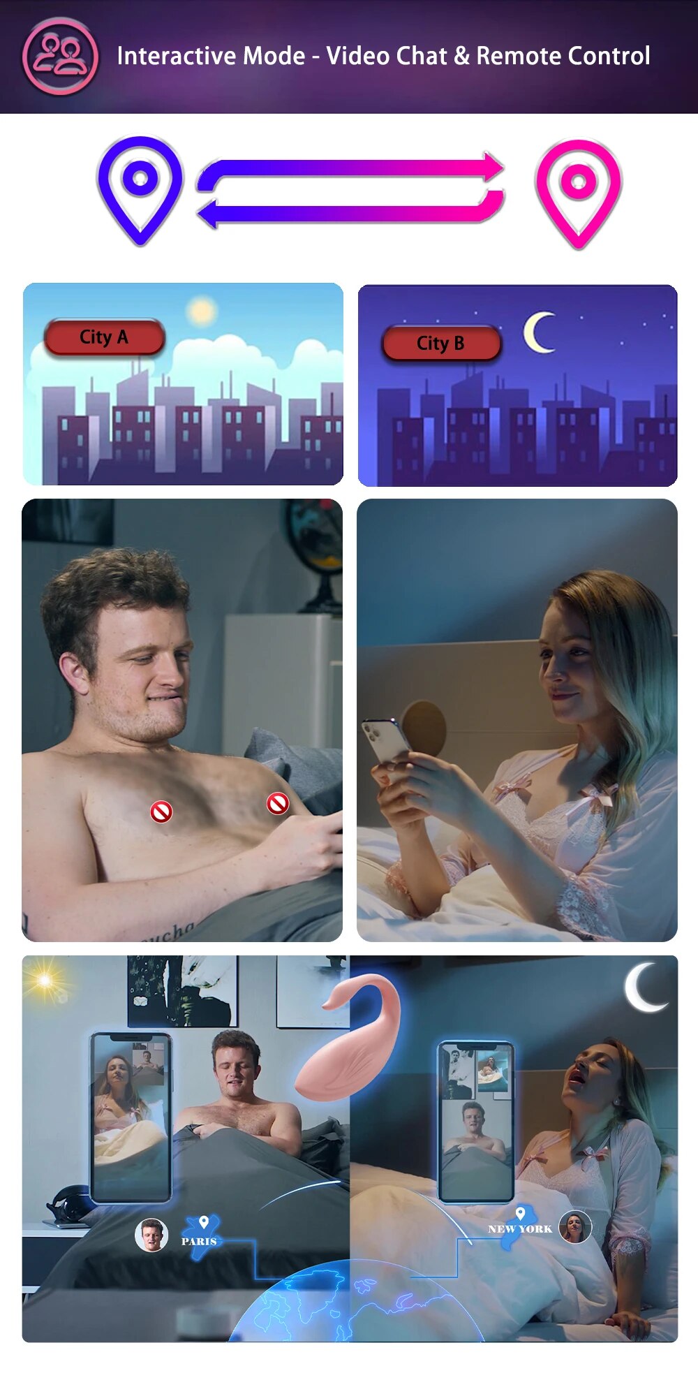Trứng Rung Bluetooth Love Spouse Hình Thiên Nga Điều Khiển App