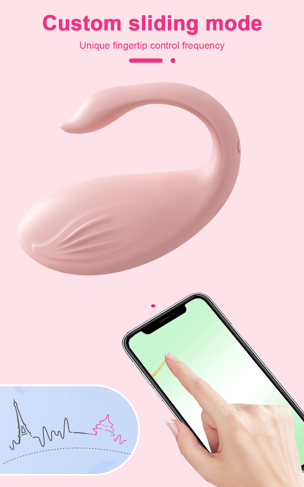 Trứng Rung Bluetooth Love Spouse Hình Thiên Nga Điều Khiển App