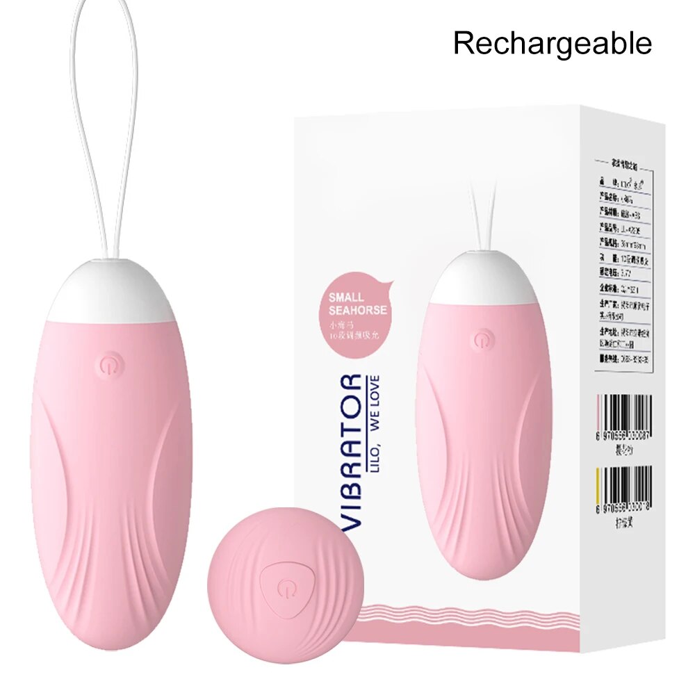 Trứng rung Lilo SeaHorse không dây remote siêu kích thích