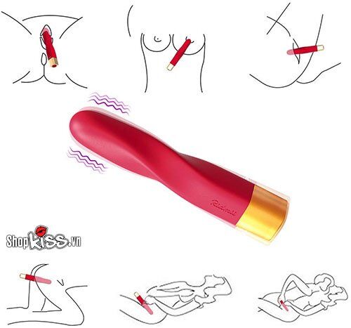 Dụng cụ kích thích điểm G Svakom Finn silicone ABS mát xa nữ