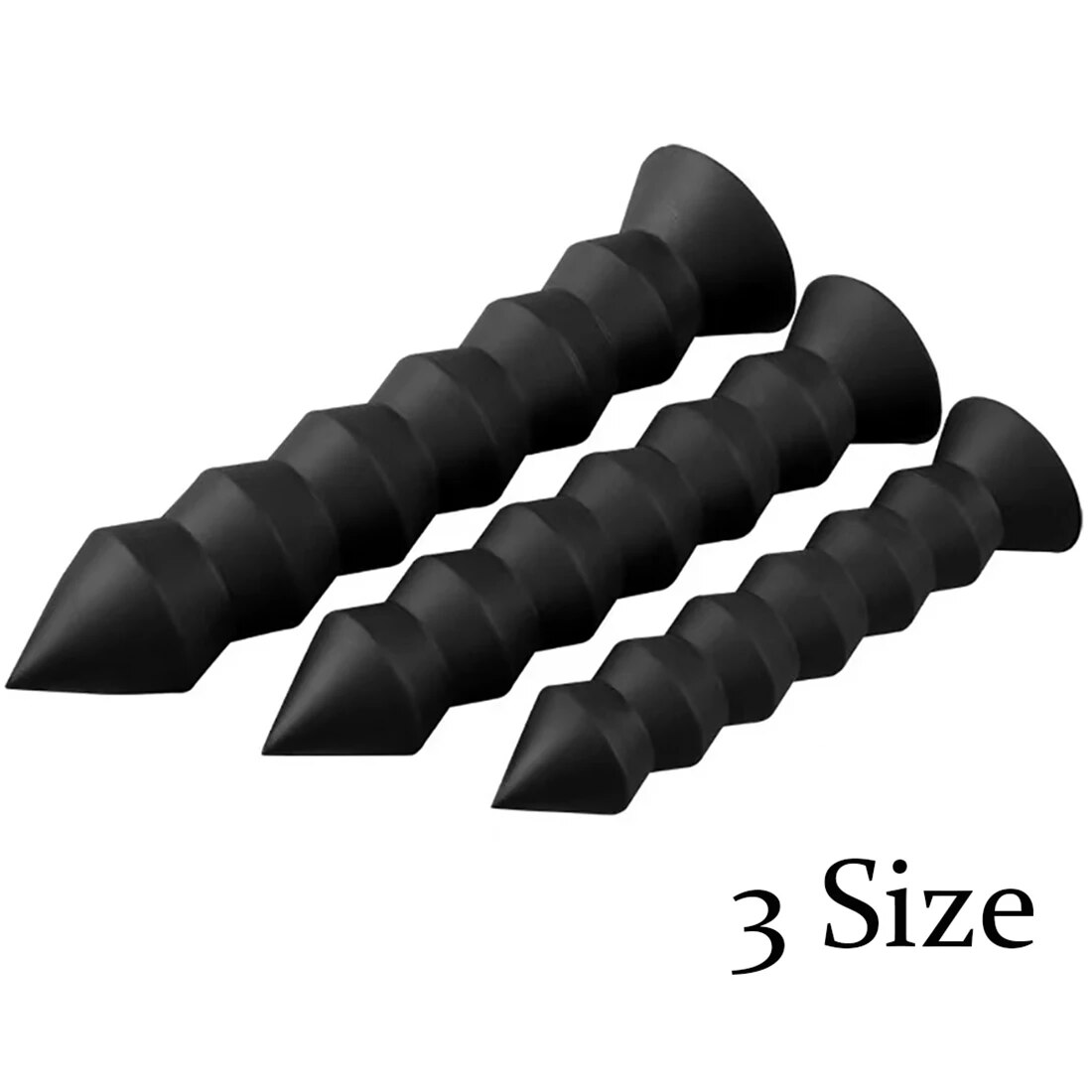 Phích cắm silicon hình đinh vít size lớn an toàn dễ dùng