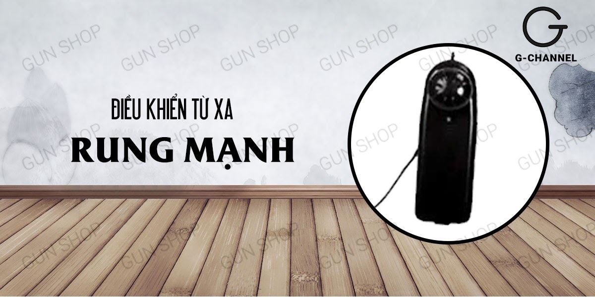 Dương vật giả rung quai đeo 2 đầu có pin Baile Strap-on hot