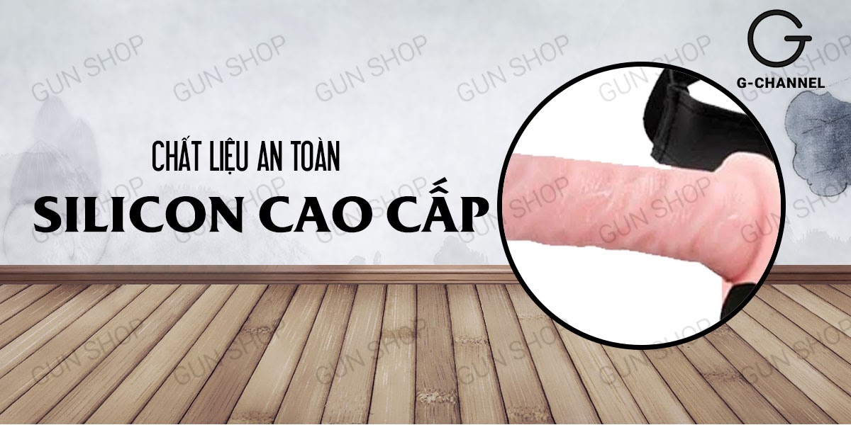 Dương vật giả rung quai đeo 2 đầu có pin Baile Strap-on hot