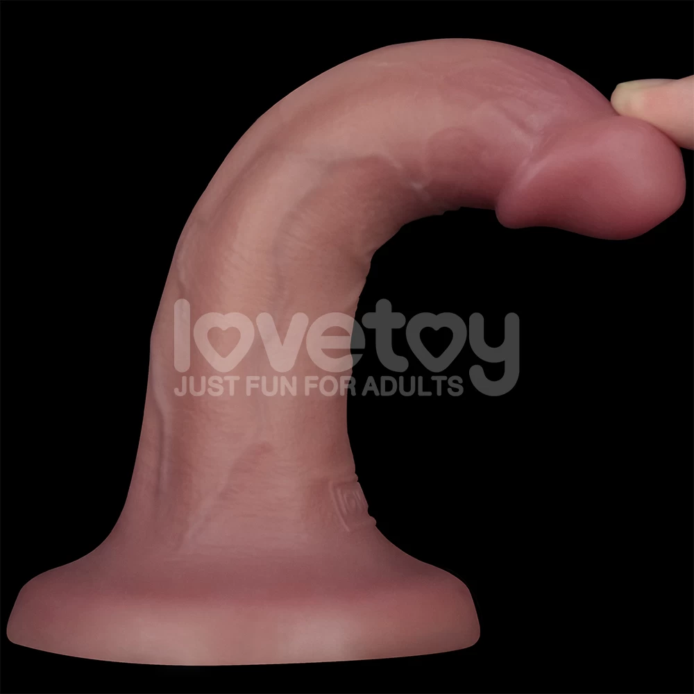 Dương vật giả Lovetoy 6 inch rung thật dính tường cao cấp