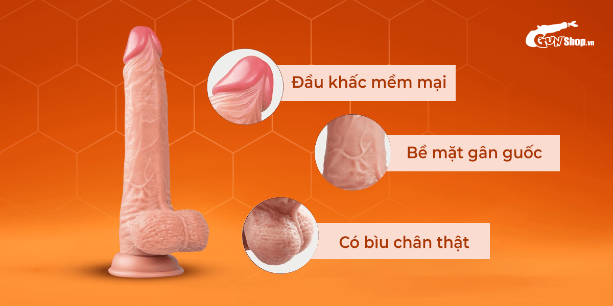 Dương vật giả Jocker đa chế độ rung toả nhiệt đế dính tường silicon Dương vật giả Jocker đa chế độ rung toả nhiệt đế dính tường silicon