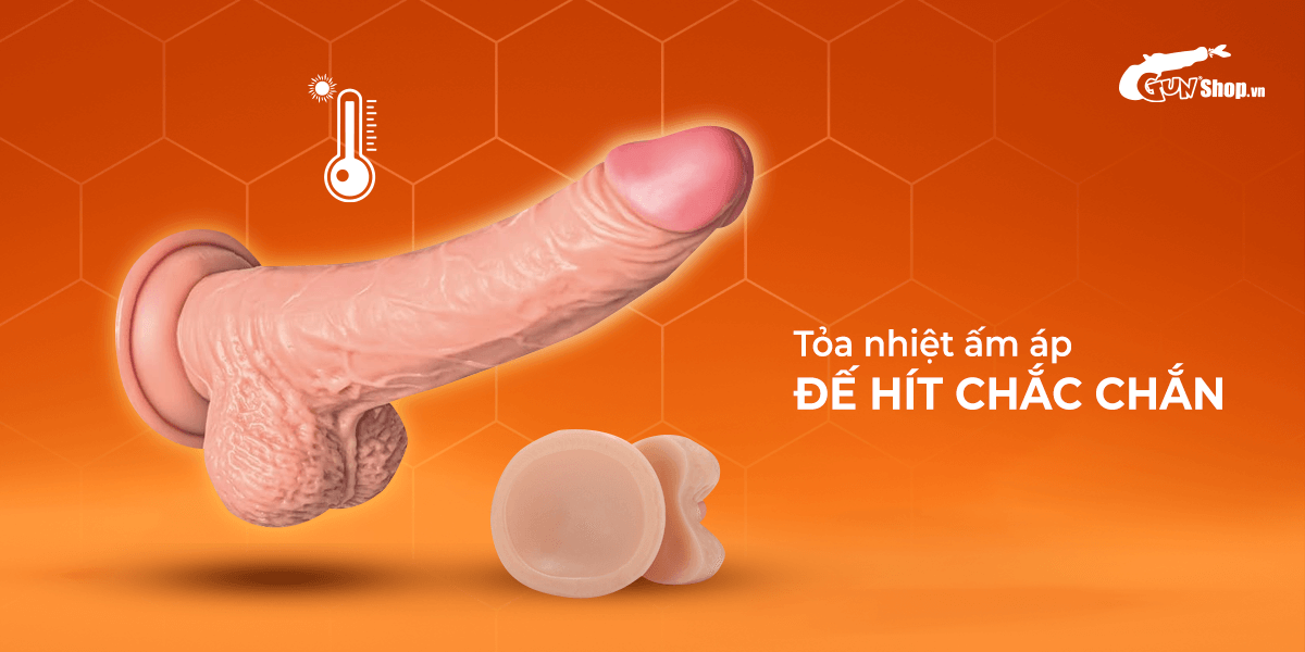 Dương vật giả Jocker đa chế độ rung toả nhiệt đế dính tường silicon Dương vật giả Jocker đa chế độ rung toả nhiệt đế dính tường silicon