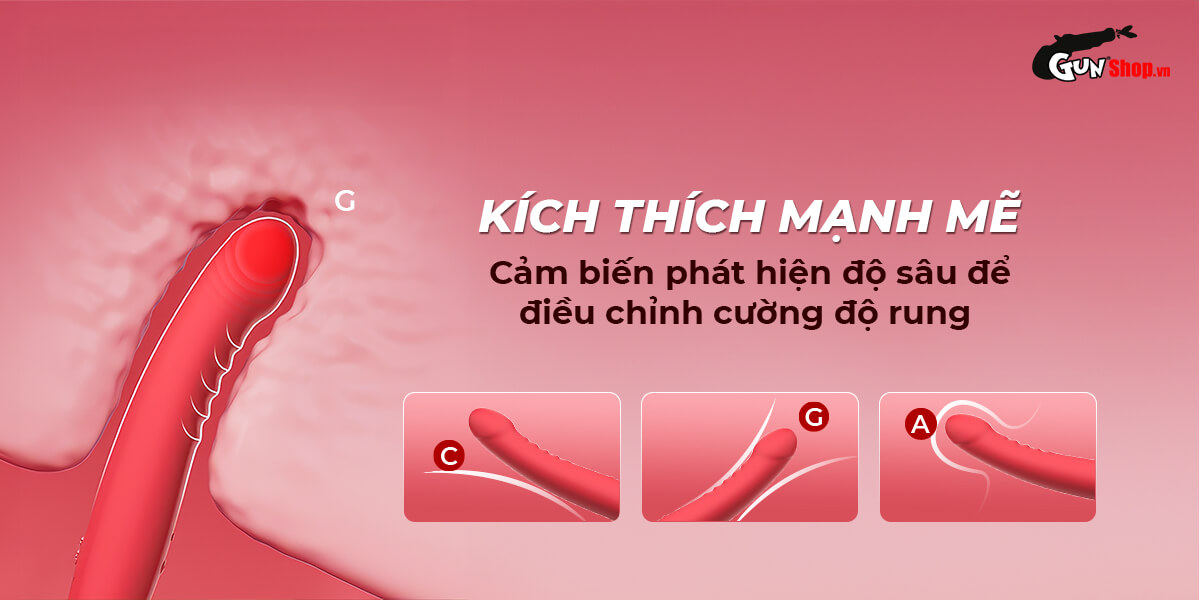 Dương vật giả Lovense Mission 2 rung thụt app điều khiển từ xa cao cấp