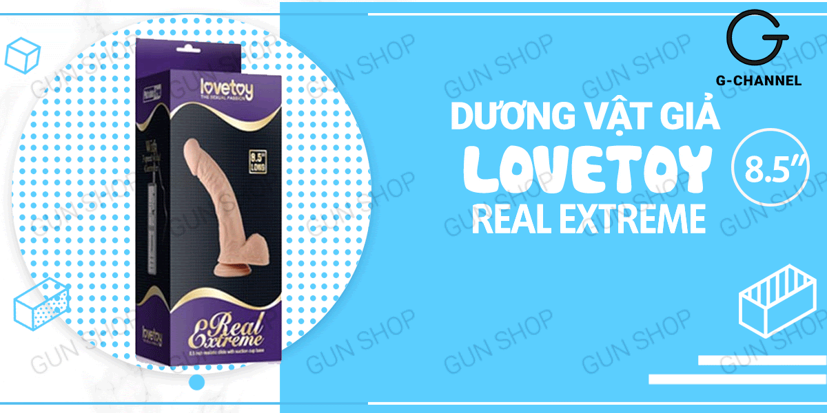 Dương vật giả cao cấp dính tường Lovetoy Real Extreme Real 8.5'