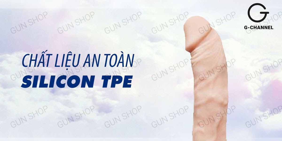 Dương vật giả Dibe rung thụt sưởi ấm silicon mềm mại sạc USB