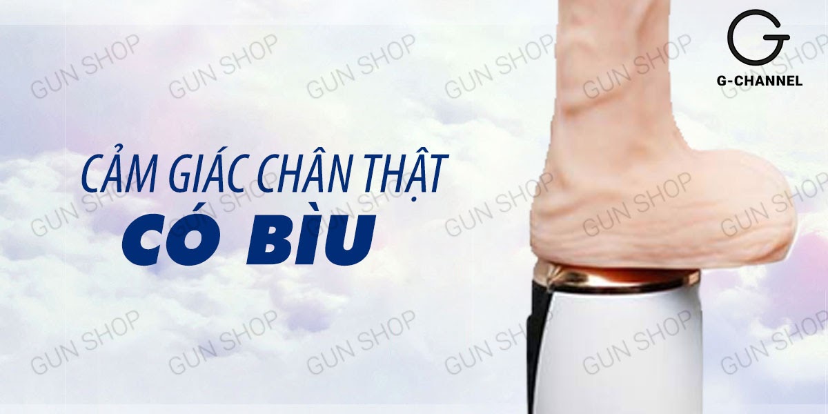 Dương vật giả Dibe rung thụt sưởi ấm silicon mềm mại sạc USB