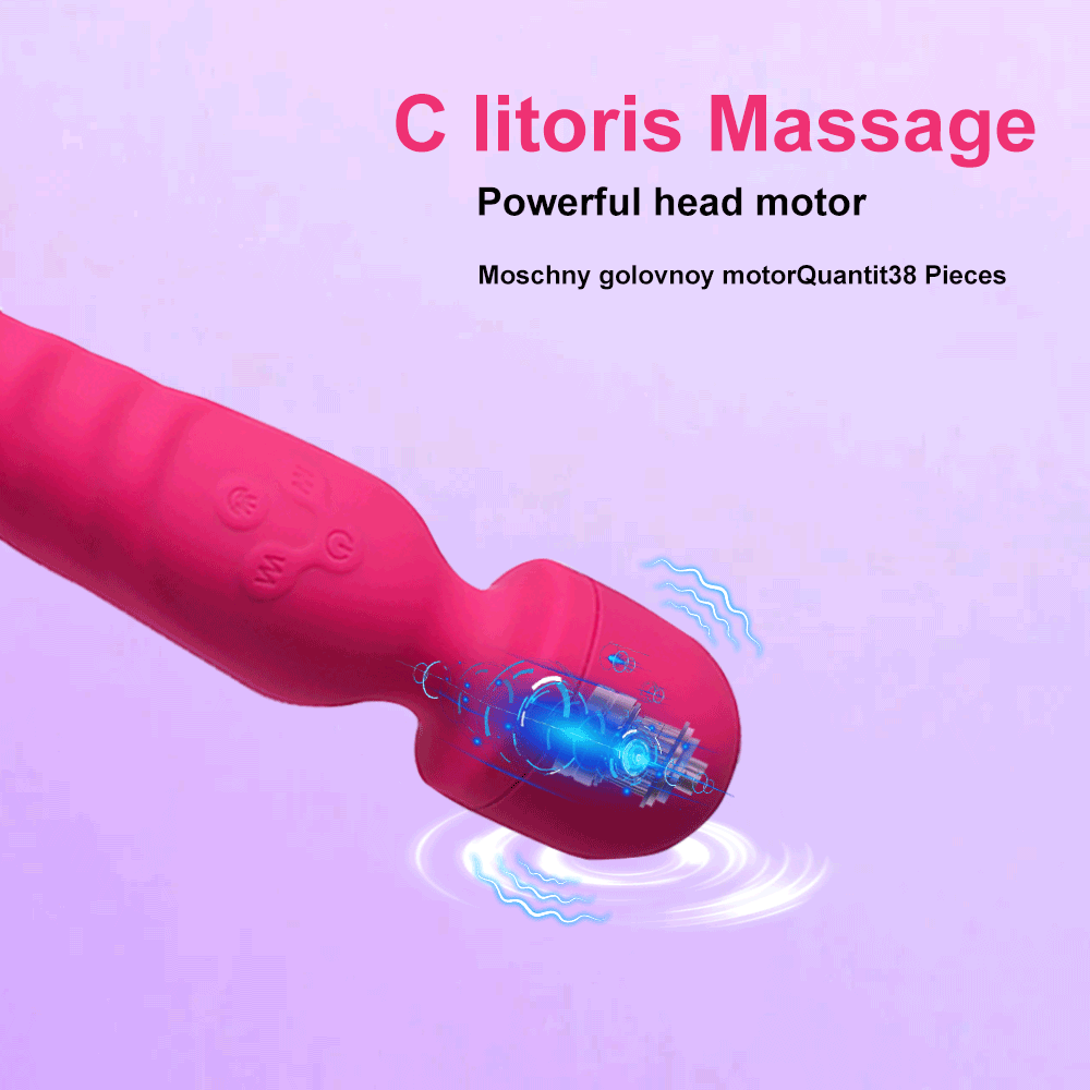 Chày rung 2 đầu Magic Wand đa năng tăng khoái cảm điểm G âm đạo