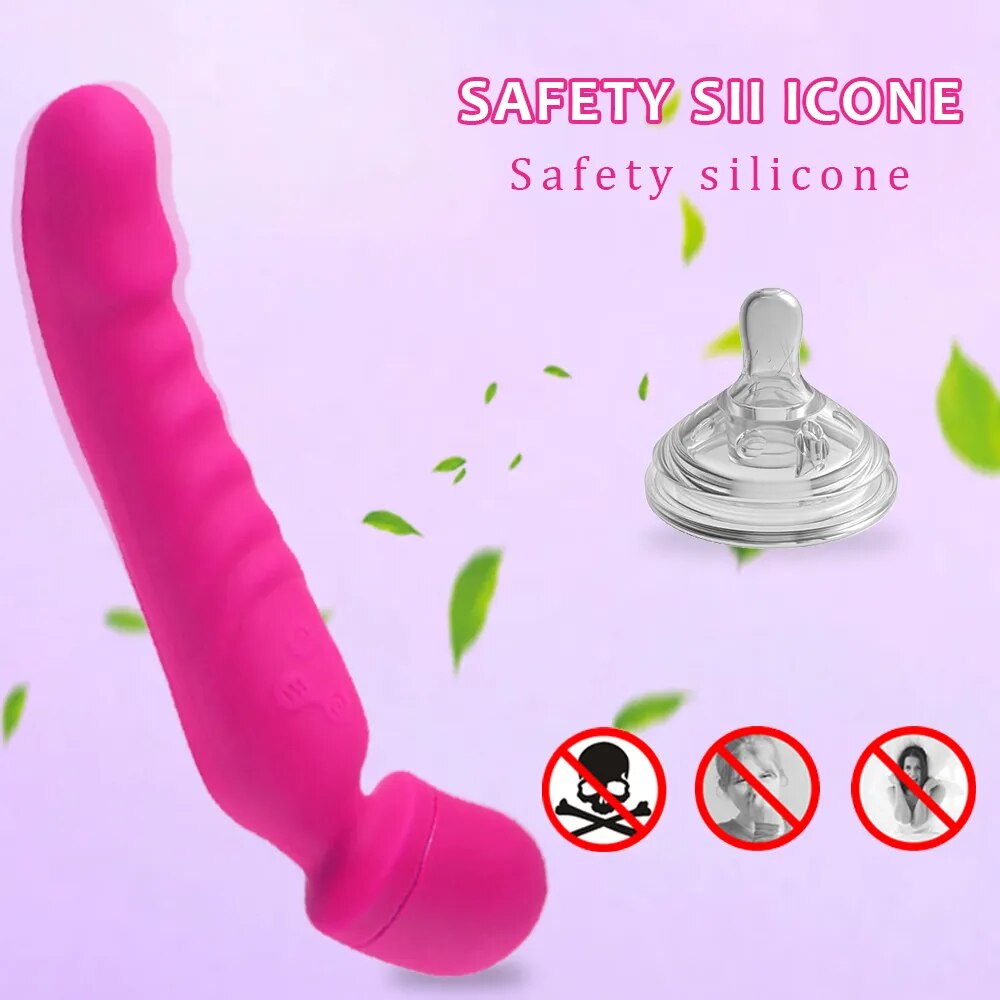 Chày rung 2 đầu Magic Wand đa năng tăng khoái cảm điểm G âm đạo