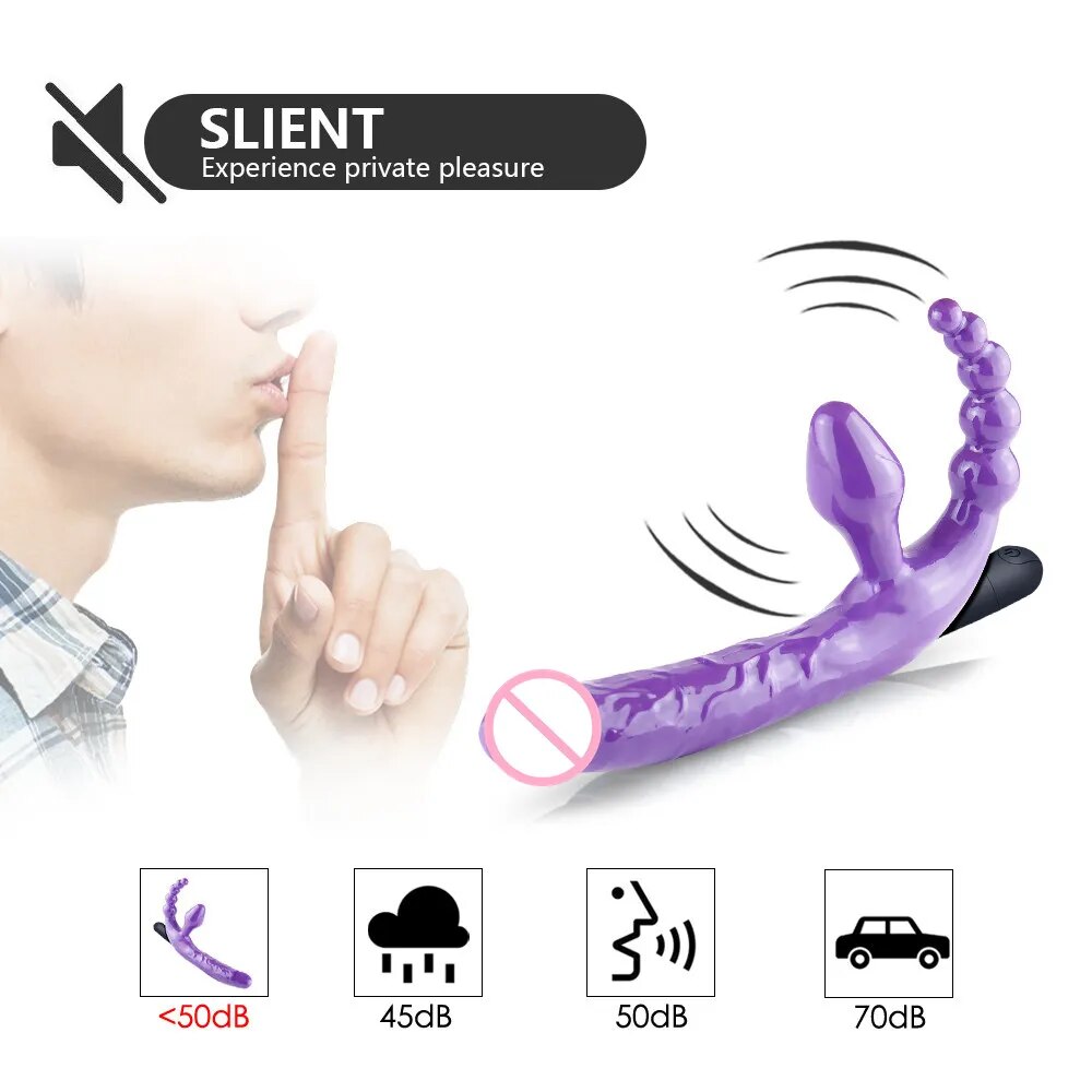 Dương vật giả 3 in 1 kích thích mạnh mẽ trứng rung cao cấp