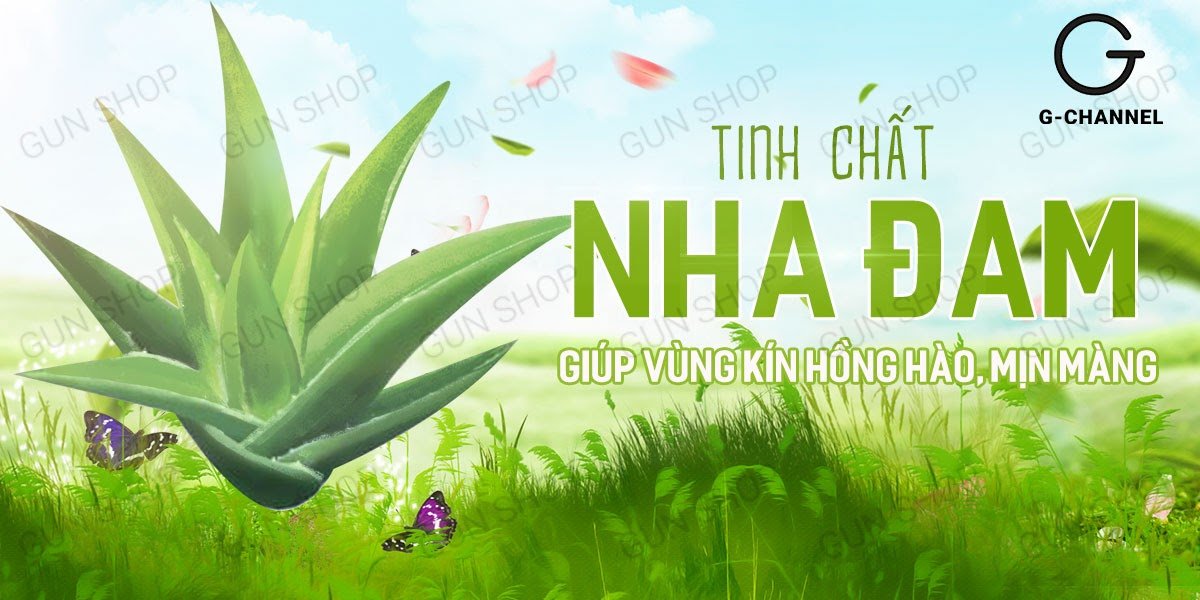 Gel bôi trơn lô hội Shell Aloe Vera an toàn dịu nhẹ 100ml