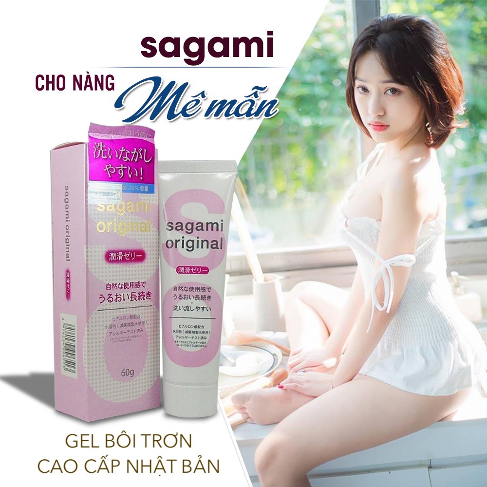 Gel bôi trơn Sagami Original cao cấp Nhật Bản cách sử dụng review