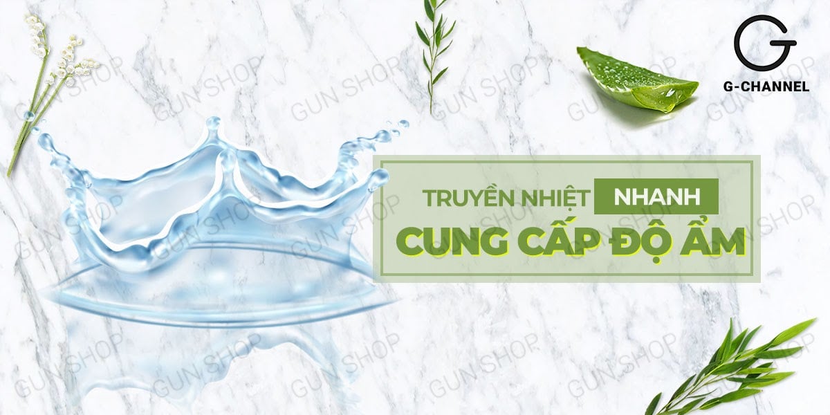 Gel bôi trơn hậu môn lô hội dịu nhẹ an toàn chai 90ml Shell Supermen