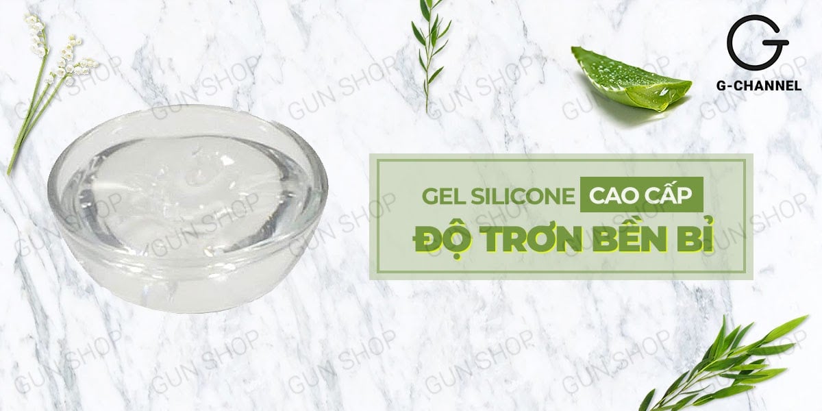 Gel bôi trơn hậu môn lô hội dịu nhẹ an toàn chai 90ml Shell Supermen