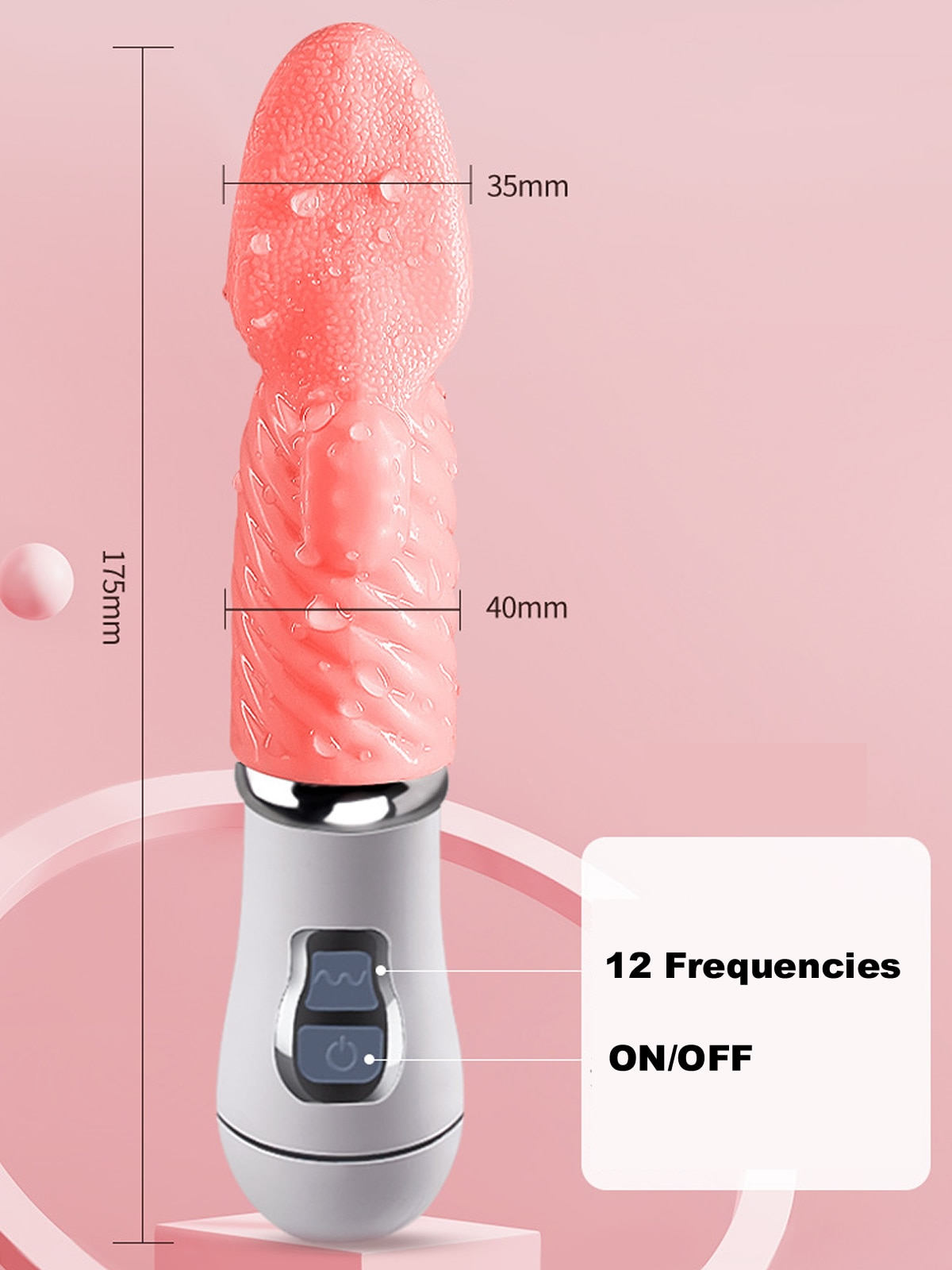 Máy rung lưỡi tình yêu kích thích điểm G cực sướng