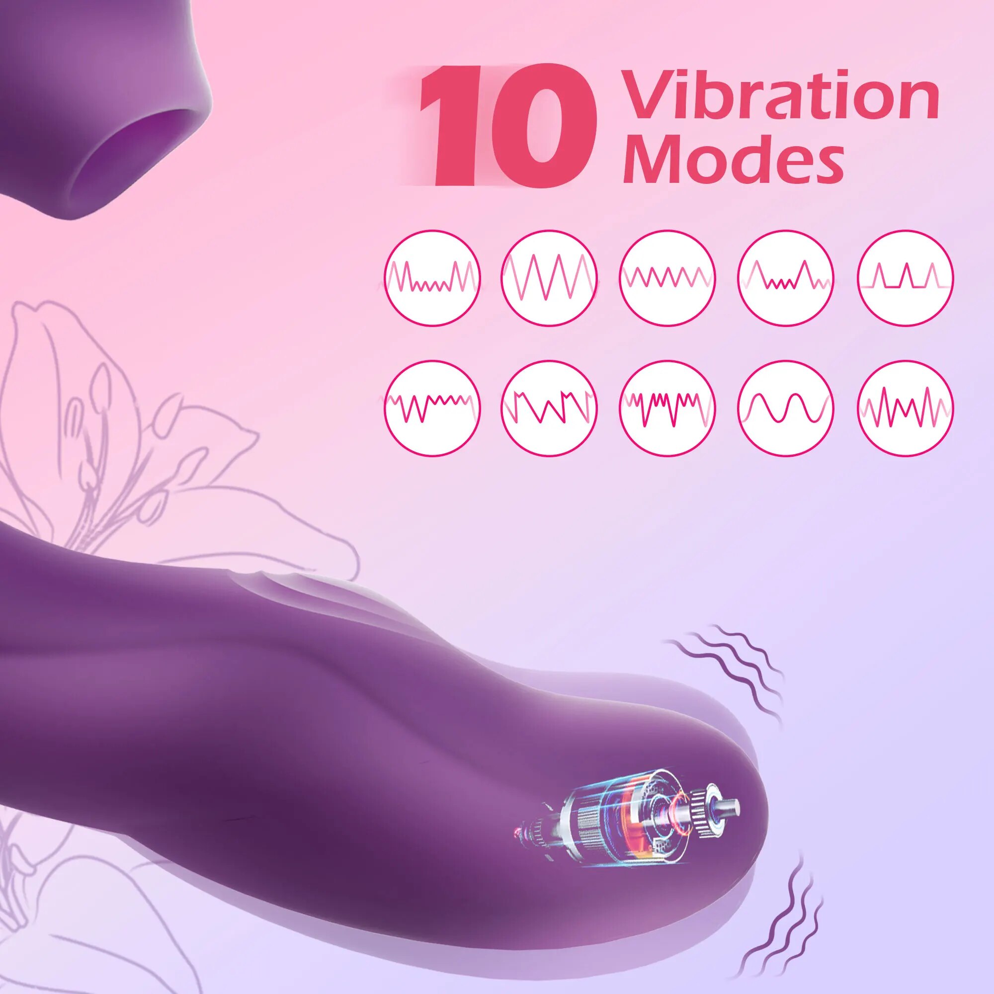 Máy massage điểm G 3in1 rung bú mút cực phê tiện lợi