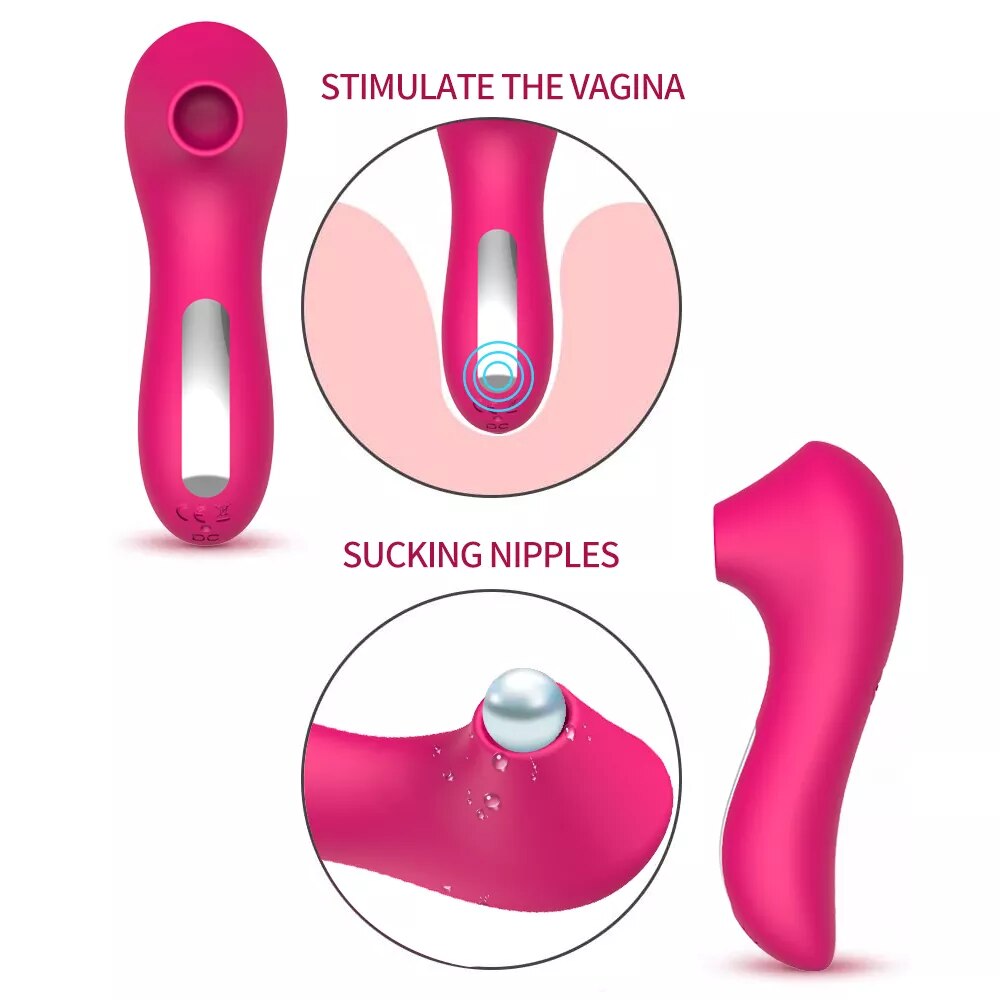 Máy bú mút massage điểm G 10 chế độ silicon y tế sạc USB